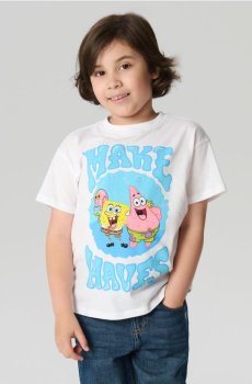 Бавовняні футболки з принтом 2 pack SpongeBob SquarePants - різнобарвний