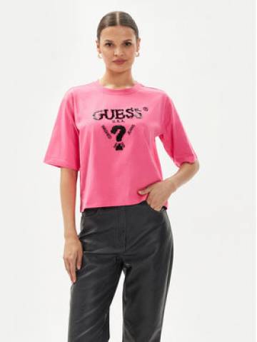 Guess Футболка Aurelie V4YI06 I3Z14 Рожевий Boxy Fit Guess Футболка Aurelie V4YI06 I3Z14 Рожевий Boxy Fit