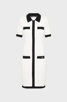 Женское белое платье Белый XS Karl Lagerfeld A3W13036