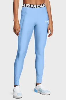 Женские голубые тайтсы HeatGear Rib Legging Голубой S Under Armour 1388693-465