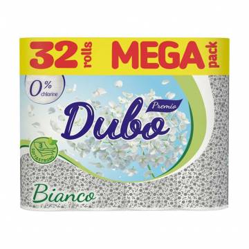 Туалетная бумага Диво Premio Bianco, белая, 3-слойная, 32 рулона Туалетная бумага Диво Premio Bianco, белая, 3-слойная, 32 рулона