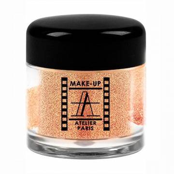Рассыпчатая перламутровая пудра для век Make-Up Atelier Paris Pearl Powder PP44 Reflecks Pink Gold, 4 г Рассыпчатая перламутровая пудра для век Make-Up Atelier Paris Pearl Powder PP44 Reflecks Pink Gold, 4 г