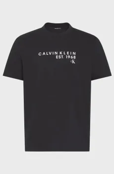 Мужская черная футболка WHOLESALE GRAPHIC Черный L Calvin Klein Jeans LV04RF800G