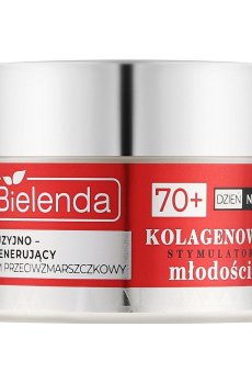 Инфузионно-регенерирующий крем для лица Bielenda Collagen Youth Stimulator Cream 70+ против морщин, 50 мл