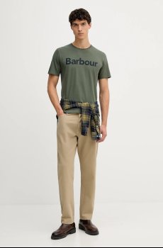 Хлопковая футболка Barbour ESSENTIALS