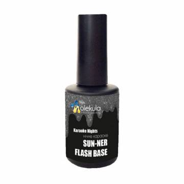База для гель-лака Nails Molekula Professional Base Flash, Karaoke Nights, 12 мл База для гель-лака Nails Molekula Professional Base Flash, Karaoke Nights, 12 мл
