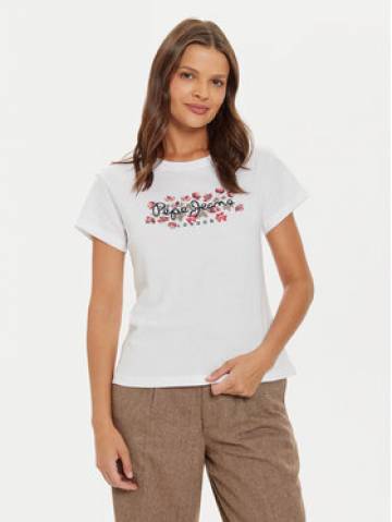 Pepe Jeans Футболка Ginny PL505945 Білий Regular Fit Pepe Jeans Футболка Ginny PL505945 Білий Regular Fit