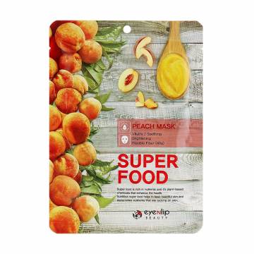 Тканевая маска для лица Eyenlip Super Food Peach Mask c экстрактом персика, 23 мл Тканевая маска для лица Eyenlip Super Food Peach Mask c экстрактом персика, 23 мл