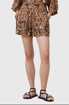 Шорты с примесью шелка AllSaints CHARLI