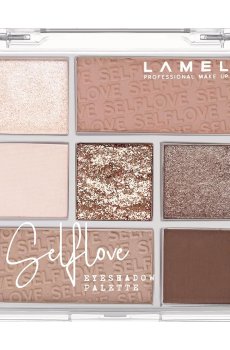 Палетка теней для век LAMEL Make Up Eyeshadow Palette Self Love тон 402, 7 г