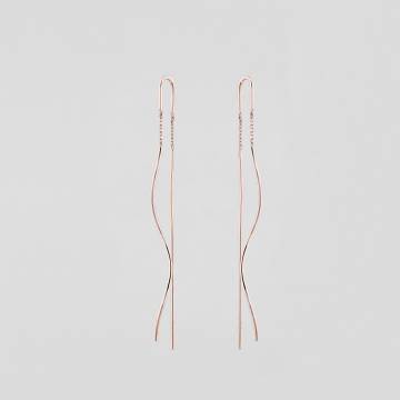 Золотые серьги Minimal 2300100243-ч Золотые серьги Minimal 2300100243-ч