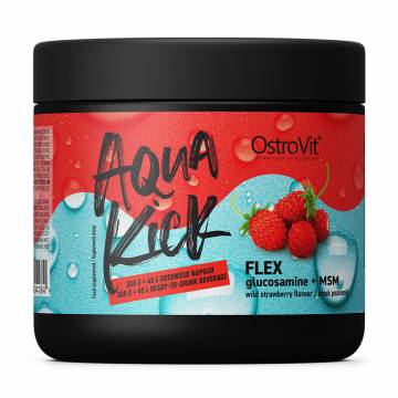 Комплекс для поддержки костей и суставов OstroVit Aqua Kick Flex со вкусом клубники, в порошке, 300 г