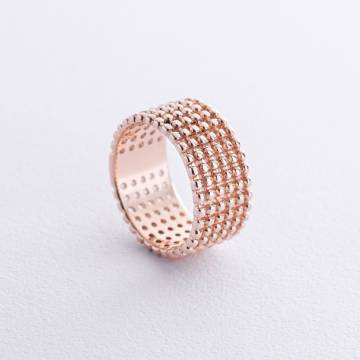 Кольцо "Рейчел" с шариками (красное золото) к07493 Кольцо "Рейчел" с шариками (красное золото) к07493