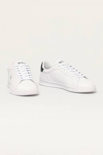 Кожаные ботинки Polo Ralph Lauren Hrt Ct II цвет белый 809829824004 Кожаные ботинки Polo Ralph Lauren Hrt Ct II цвет белый 809829824004
