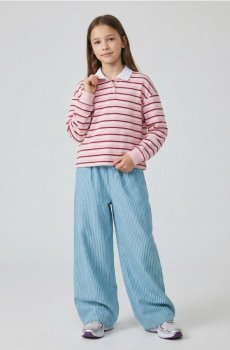 Джинси wide leg - різнобарвний