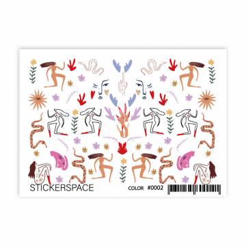 Наклейки для дизайна ногтей StickersSpace Sliders Color (0002) Наклейки для дизайна ногтей StickersSpace Sliders Color (0002)