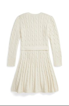 Хлопковое детское платье Polo Ralph Lauren