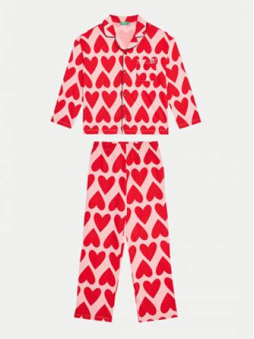 United Colors Of Benetton Піжама 3MR70P072 Червоний Regular Fit United Colors Of Benetton Піжама 3MR70P072 Червоний Regular Fit
