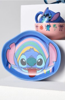 Керамічна тарілка Stitch - різнобарвний