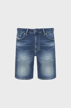 Мужские синие джинсовые шорты  D-LAB-TECH JOGG Sweat jeans Синий 31 Diesel A21849 RE077
