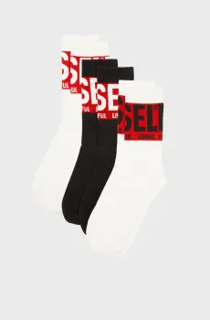 Мужские носки (3 пары) SKM-RAY Разноцветный 39-42 Diesel 00SAYJ 0IQAR