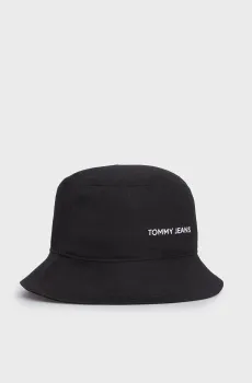 Женская черная панама TJW LINEAR LOGO BUCKET HAT Черный ONESIZE Tommy Jeans AW0AW15844