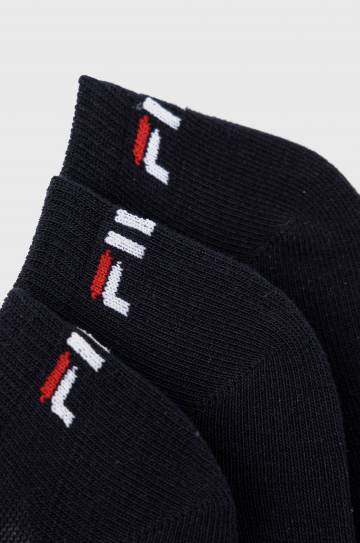 Fila - Носки (3 пары) женские цвет синий Fila - Носки (3 пары) женские цвет синий