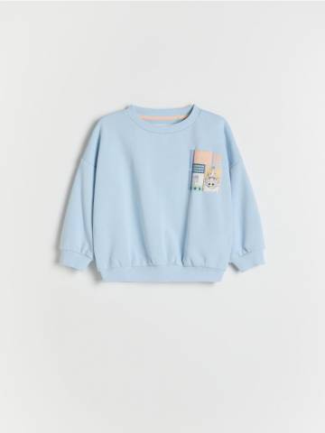 Reserved - BABIES` JOGGING TOP - світло-блакитний - 335CJ-50X Reserved - BABIES` JOGGING TOP - світло-блакитний - 335CJ-50X