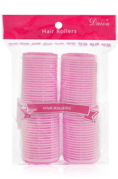 Набор бигуди микс 3 размера, розовые, 12 шт