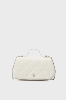 Женская белая сумка QUILTED Белый ONESIZE Calvin Klein LV04F3410G