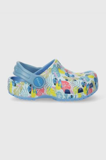 Детские шлепанцы Crocs STITCH CLASSIC CLOG цвет бирюзовый Детские шлепанцы Crocs STITCH CLASSIC CLOG цвет бирюзовый