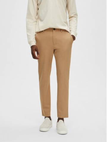 Selected Homme Штани з тканини 16085270 Коричневий Slim Fit Selected Homme Штани з тканини 16085270 Коричневий Slim Fit