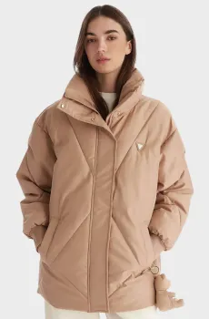 Женская бежевая куртка Бежевый XS Guess V5BL13.WHHZ2;G137