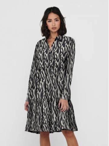 JDY Сукня-сорочка 15221987 Чорний Regular Fit JDY Сукня-сорочка 15221987 Чорний Regular Fit