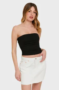 Женский черный топ Черный S Tally Weijl SSLCOBANDAT3