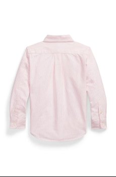 Детская хлопковая рубашка Polo Ralph Lauren