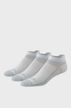 Белые носки (3 пары) ULTRALIGHT NO SHOW Белый 40-43 Saucony S385171-101