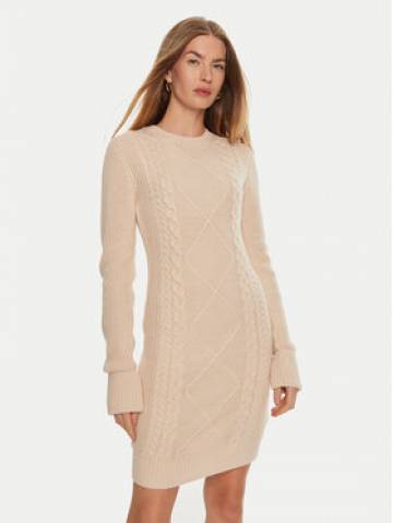 Guess Трикотажна сукня Serena W4BK17 Z3HW0 Бежевий Regular Fit Guess Трикотажна сукня Serena W4BK17 Z3HW0 Бежевий Regular Fit