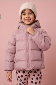Квітована куртка puffer з капюшоном - other
