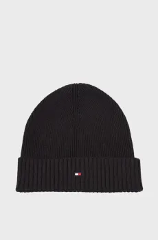 Мужской набор аксессуаров (шапка, перчатки) ESSENTIAL Черный ONESIZE Tommy Hilfiger AM0AM10490