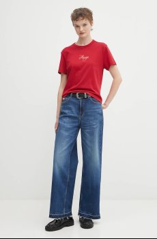 Хлопковая футболка HUGO Destrel_3