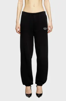 Женские черные спортивные брюки Черный XS Diesel A19447 0BMBJ