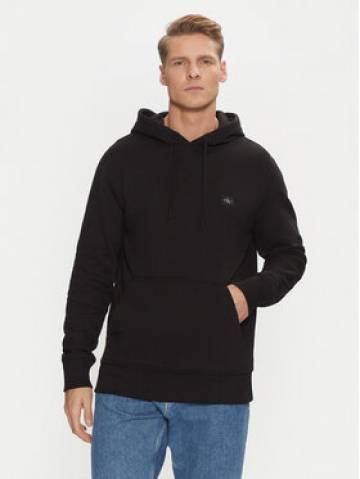 Calvin Klein Jeans Світшот Woven Label Hoodie J30J327113 Чорний Regular Fit Calvin Klein Jeans Світшот Woven Label Hoodie J30J327113 Чорний Regular Fit