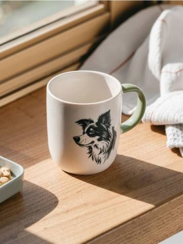 Кухоль - блакитний