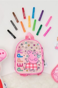 Шкільний набір: рюкзак, ланчбокс і пляшка для води 3 pack Peppa Pig - різнобарвний
