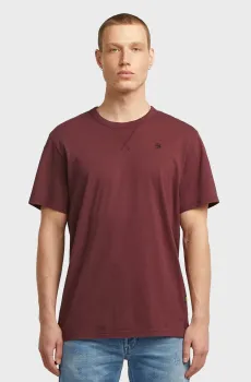 Мужская бордовая футболка Nifous Бордовый XL G-Star RAW D24449,336