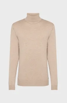 Мужской бежевый гольф Бежевый S Guess M5BR09.Z0432;H184