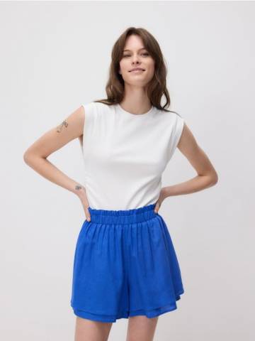 Reserved - LADIES` SHORTS - синій - 168BP-55X Reserved - LADIES` SHORTS - синій - 168BP-55X