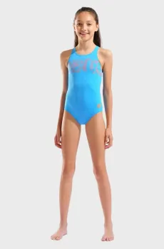 Детский голубой купальник GRAPHIC SWIMSUIT V BACK Голубой 8 Arena 006680-805
