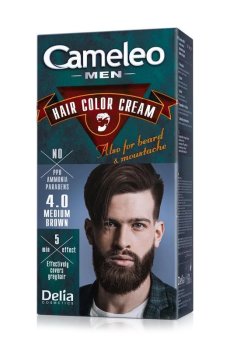Уценка! Мужская краска для волос Delia Cosmetics Cameleo Men 4.0 Medium Brown, 30 мл
